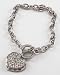 Crystal Heart Bracelet Twilight Inspired - Quote Reads, 