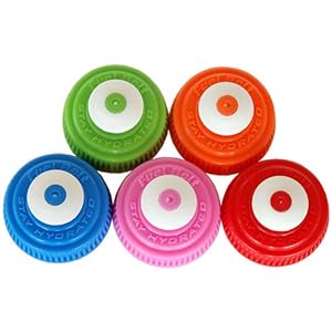 FuelBelt Spare Caps 5 Pack, Multi
