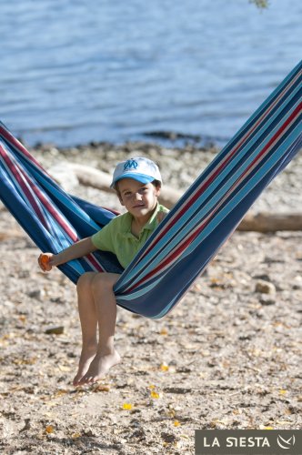 La Siesta Currambera Double plus bleu hamac