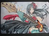 K-on! Japanese Anime Guitarist Playing Rockbad Play Mat