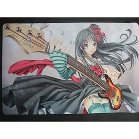  K-on! Japanese Anime Guitarist Playing Rockbad Play Mat