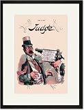 Black Framed/Matted Print 17x23, Judge: Indictment