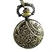 YouYouPifa Bronze Retro Three Horse Pattern Design Relief Small Pocket Watch