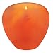 WBM Hand Carved Apple Shape Himalayan Crystal Salt 1 Tealight Candle Holder