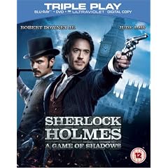 Sherlock Holmes: A Game of Shadows - Triple Play (Blu-ray + DVD + Digital Copy)[Region Free]