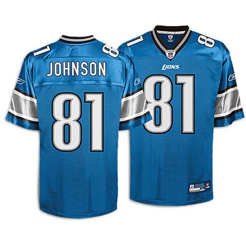 Reebok Detroit Lions Calvin Johnson Replica Jersey XXXX Large