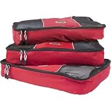 eBags Large Packing Cubes - 3pc Set (Raspberry)