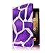 Fintie iPad mini 1/2/3 Case - 360 Degree Rotating Stand Case Cover with Auto Sleep / Wake Feature for Apple iPad mini 1 / iPad mini 2 / iPad mini 3, Giraffe Purple