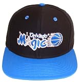 Orlando Magic Retro Snapback Cap Hat 2 Tone Black Blue