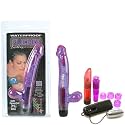 California Exotics / Swedish Erotica Waterproof Flicker Balsy Purple Adult Sex Toy Kit