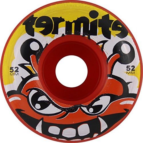 Termite Skateboards Tommy Red Skateboard Wheels - 52mm 99a (Set of 4)
