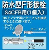 YAGI 防水型F型接栓ピン付 NF4-B
