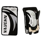 Vaughn B 7100 Velocity Hockey Goalie Blocker - Youth - White-Black-Silver