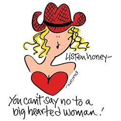 Big Hearted Woman - White Nightshirt in a Bag