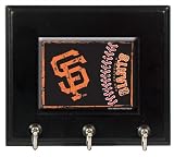 MLB New York Giants Wood Keyhook Rack