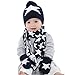 Ding-dong Baby Kid Boy Girl Winter Knitted Star Hat+Scarf+Gloves 3Pieces Set(Navy,1-3T)