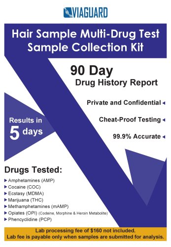 Hair Sample Multi-Drug Test Sample Collection Kit