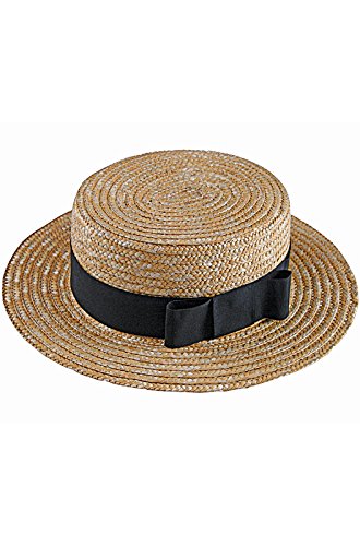 Straw Hat and Bow Tie Set