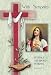 Religious Sympathy Cards - Sacred Heart of Jesus - Laminated with Gold Foil Embossed Medal Design - Appropriate Prayer Included