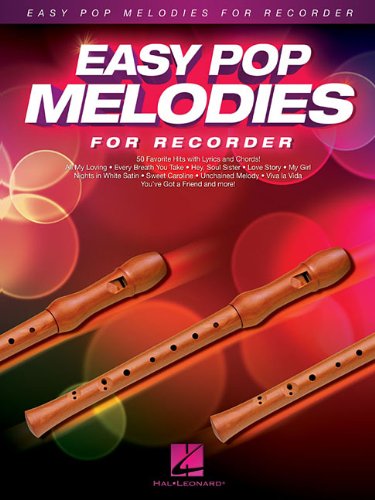 easy pop melodies for recorder