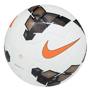 Nike Men's Premier Team Fifa Football - White/Gold/Orange, Size 5