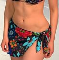 Sielei Luna Park Brown Floral Wrap