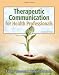 Therapeutic Communications for Health Care Cover