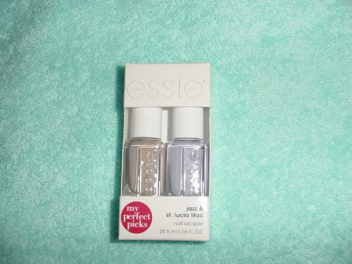 ESSIE Lilac Sand Mini Nail Polish Lot 2 St Lucia & Jazz 2x5 ml/.16 Fl Oz.