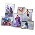 6 Opening Filo Collage Frame - Nickel