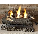IMAGE OF Real Flame 24 Inch Conversion Oak Log Set Gel Fuel Fireplace