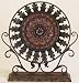 27.5" High Beautiful Antique Designing ROUND METAL PLATE WITH STAND