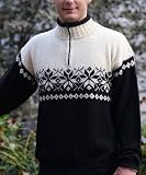 Misti Alpaca Men's Nordic Sweater Set Pattern - Worsted or Sport