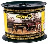 Baygard Electric Fence Yellow/Black Tape - 656 Feet #00129