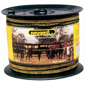 Baygard Electric Fence Yellow Black Tape - 656 Feet #00129 from Electric Fences