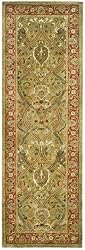 Safavieh Persian Legend New Zealand Wool PL819B Light Green 2' 6 x 8' Handmade Wool Area Rug