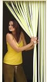 Kitchen & Housewares : Slat type Door Curtain,Bug Blind,Fly Blind,Strip Blind-LIME GREEN & WHITE