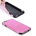 MEKO Shiny Sparkle Glitter Bling Case - Built-in Glitter Premium Soft Gel Flexible Firm Rubber Shock Absorbing Bumper Case [Scratch Resistant] for iPhone 6/6S- (Pink)