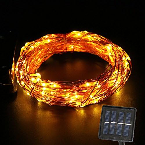 Solar LED String Light Copper Wire Fairy String Patio Lights 15M 50ft 150LEDs Waterproof Steady on / Flash for Outdoor,Gardens,Homes,Wedding,Holiday Decoration