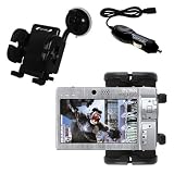 Archos AV500 Flexible Auto Windshield Holder with Car Charger - Uses Gomadic TipExchange