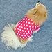 WXBUY Pet Dogs Fleece Fur Coat Clothes Puppy T-shirts Pink S
