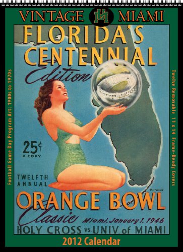 Miami Hurricanes 2012 Vintage Football Calendar