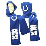 Indianapolis Colts Fleece Hood / Scarf Combination - Royal