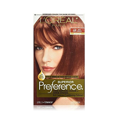 LOreal Superior Preference Hair Color 6R Light Auburn  1 Ea
