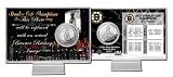 NHL Boston Bruins 2011 Stanley Cup Banner Raising Silver Coin Card