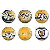 Nashville Predators Official 1.75" NHL Button Set