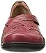Clarks Women's Evianna Peal Flat, Red, 7 M US