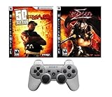 PS3-SILVER DUAL SHOCK W/GAMES