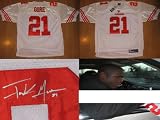 FRANK GORE,SF,SAN FRANCISCO,49ERS,NINERS,MIAMI HURRICANES,SIGNED NFL AUTHENTIC JERSEY WITH PROOF OF FRANK SIGNING THE JERSEY + COA