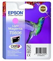 Epson Original T0806 Light Magenta Ink Cart