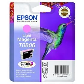 Epson Original T0806 Light Magenta Ink Cart
